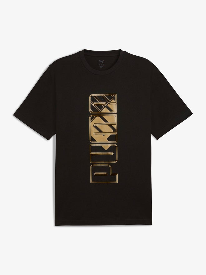 PUMA Men Maximal Metallic Print Relaxed Fit T-Shirt - Image 1